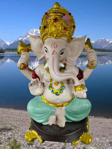 Beautiful Lord Ganesha Statue -18 cm Height