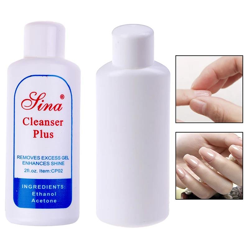 HOT 60ML Acrylic Clean Degreaser for Nail UV Gel Polish Excess Remover Cleanser Plus Liquid Surface Sticky Layer Residue Nail Art