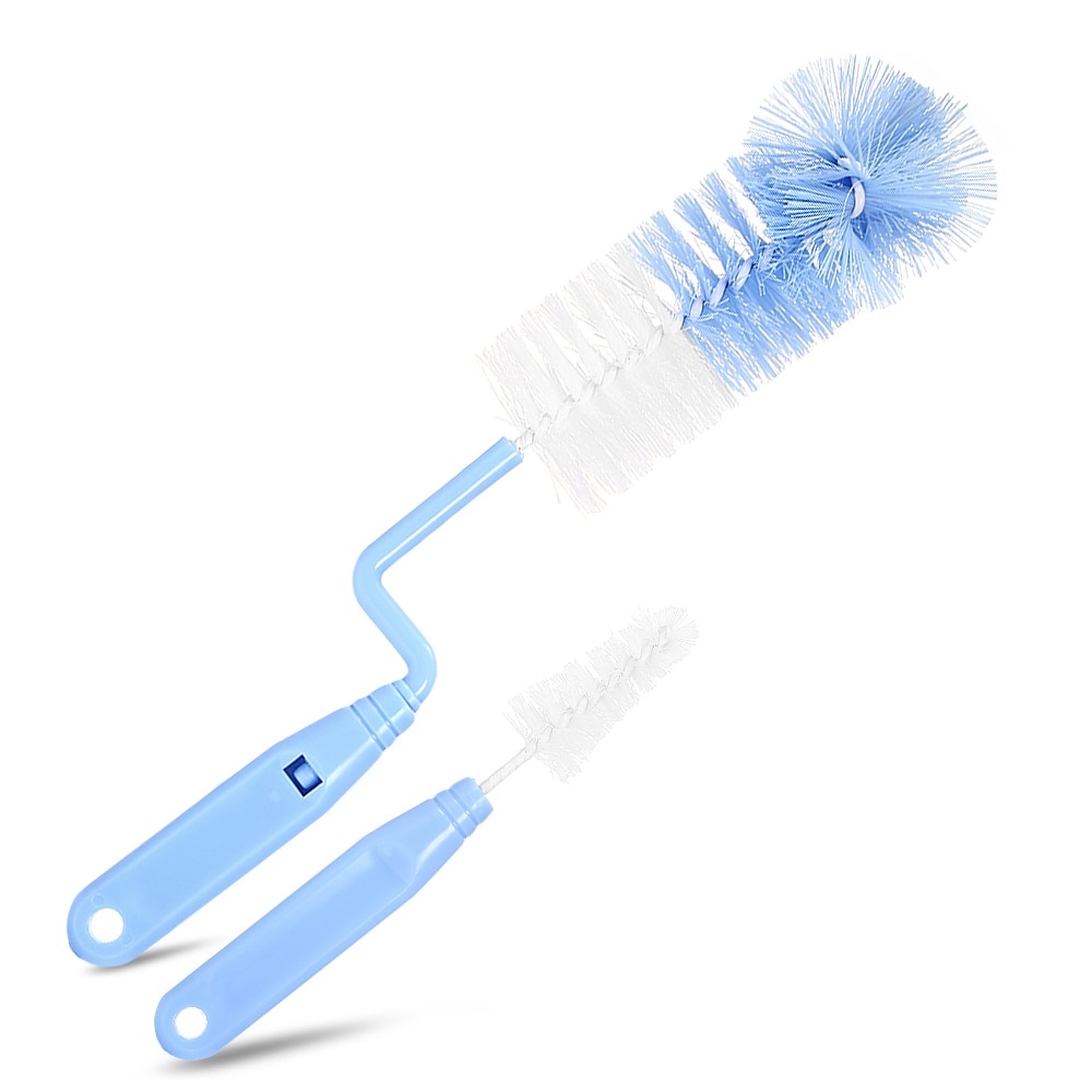 2 Pcs Bottle Brush Multipurpose Bpa Free Milk Bottle Cleaning Brush Washable Set Baby Feeding Bottle