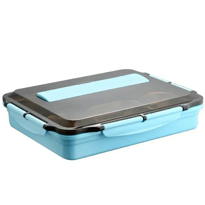 Stainless Steel Insulated Lunch Box Multi-Layer Multi-Grid Tableware
