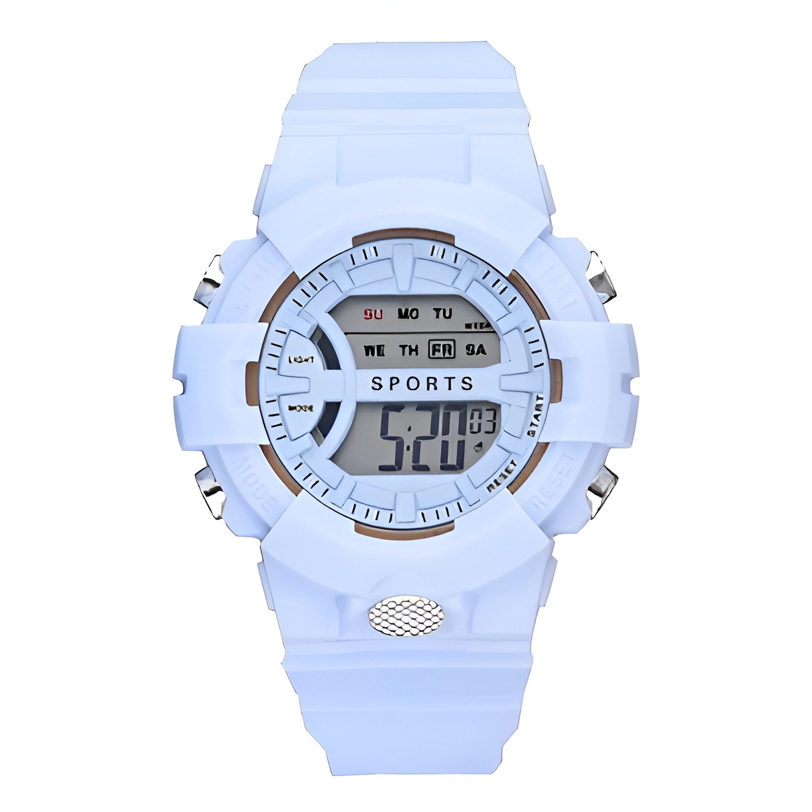 New Attrctive Desing Blue Strap Teen Kids Watches Quartz Light Sports Digital Watch