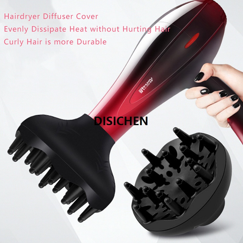 DISICHEN 1pc Hair Diffuser Professional Hair Styling Curl Dryer Diffuser Universal Hairdressing Blower Styling Salon Curly Tool Black 2025 New