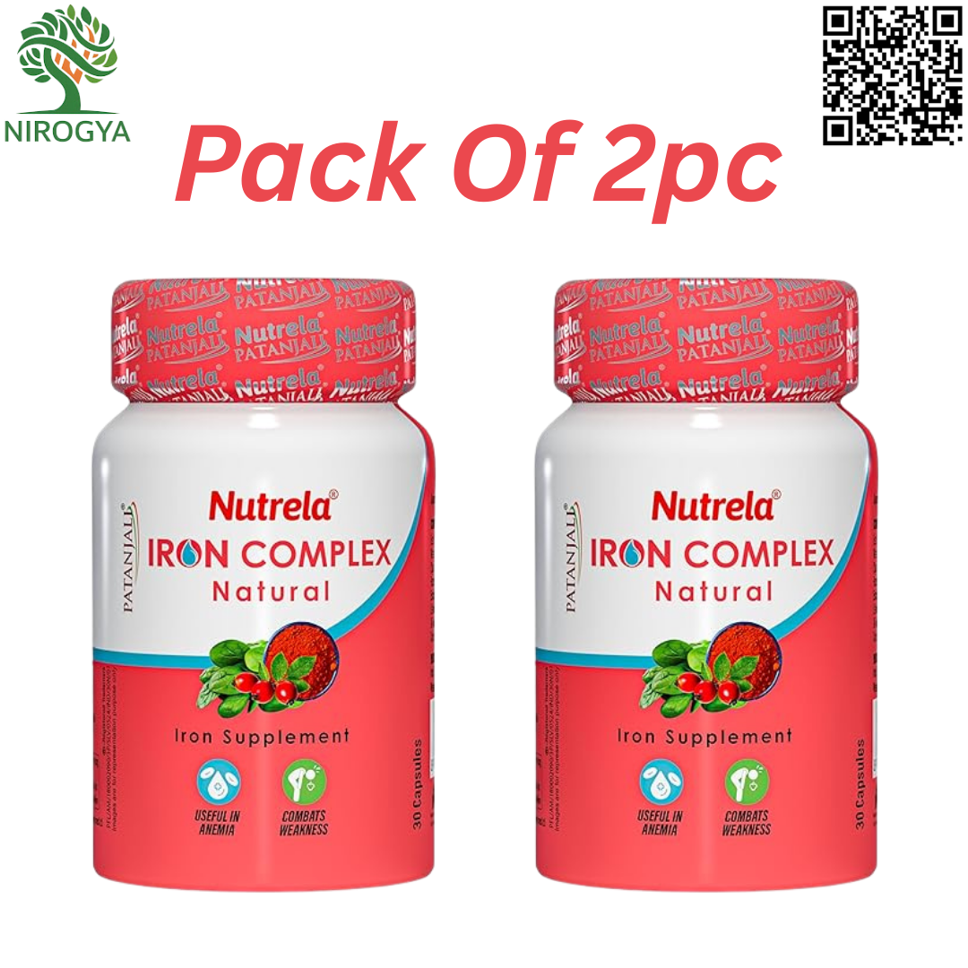 Nutrela Iron Complex Natural 30N Pack Of 3pc