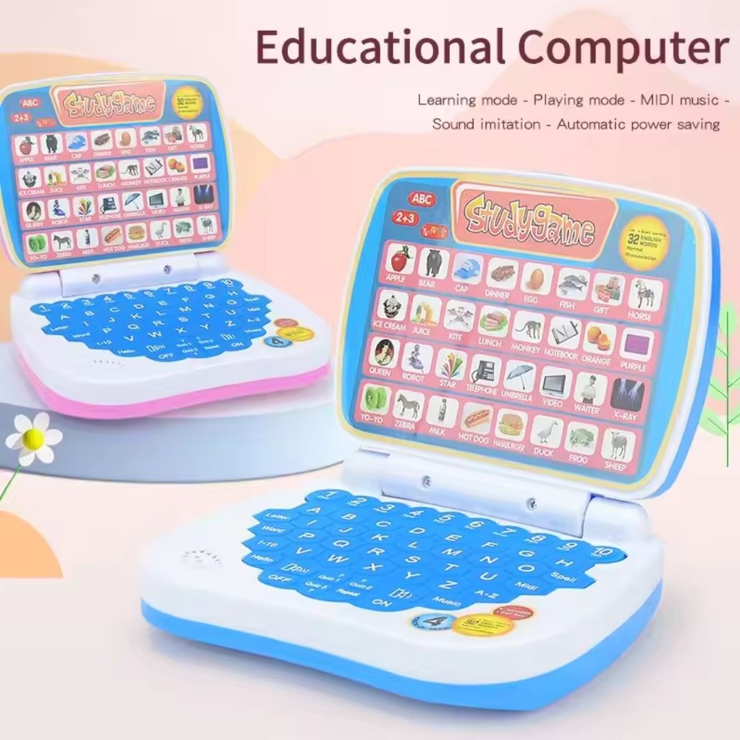 Cute Mini Laptop for Toddlers - Safe, Colorful & Educational