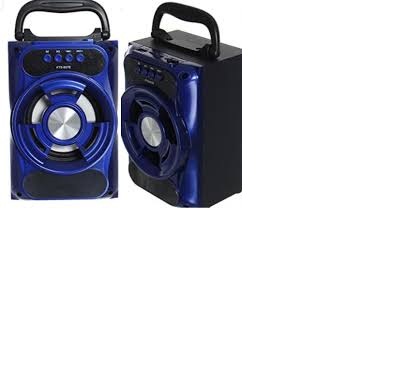 PORTABLE BLUETOOTH SPEAKER WITH FM MP3 USB AND AUDIO CONNECTOR WITH POWER BACKUP RECHARGABLE