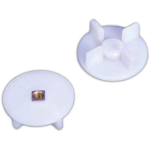 Plastic Coupler Teeth for Mixer grinder Jar Motor - Black/White (1 PC)