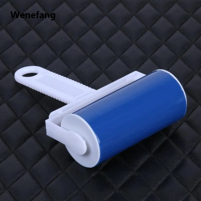 Wenefang transparent bag Reusable Washable Roller Dust Cleaner Lint Sticking Roller for Clothes Pet Hair Cleaning Household Dust Wiper Tools