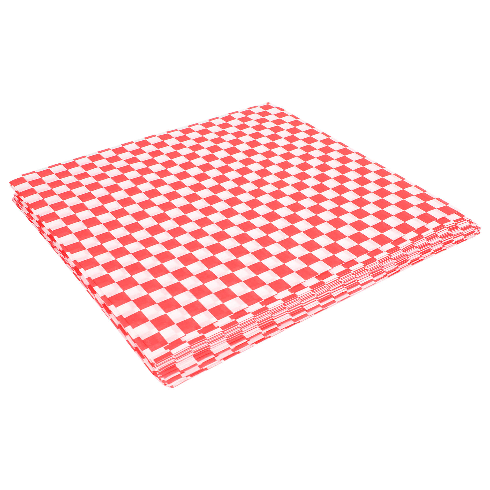 100 PCS checkered candy basket liner Food Wrap Papers, Fat Repellent, Sandwich Burger Packing, Red and White