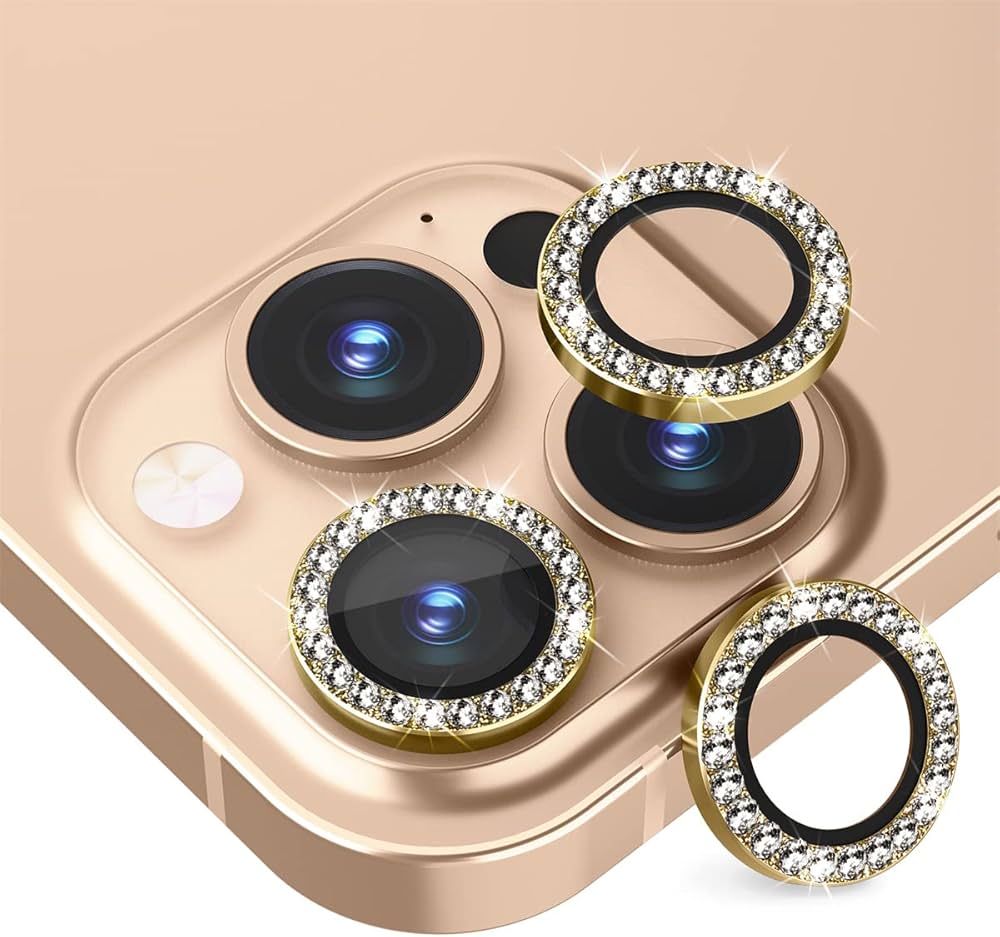 iPhone 12 Pro Max Diamond Stone Camera Ring Glass