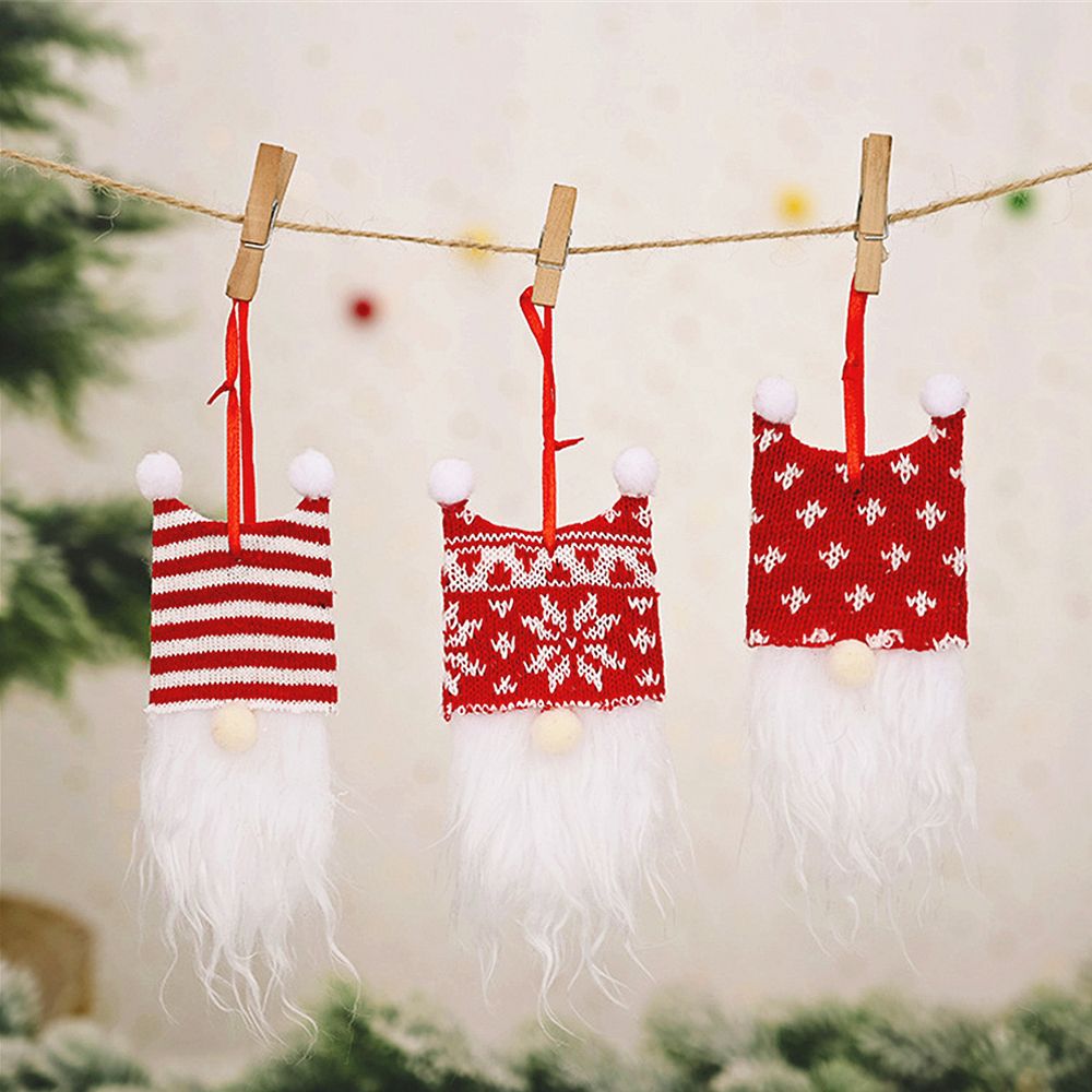 Cute Home Decor Xmas Decorations Angel Plush Doll Christmas Tree Ornament Plush Doll DIY Angel Pendant