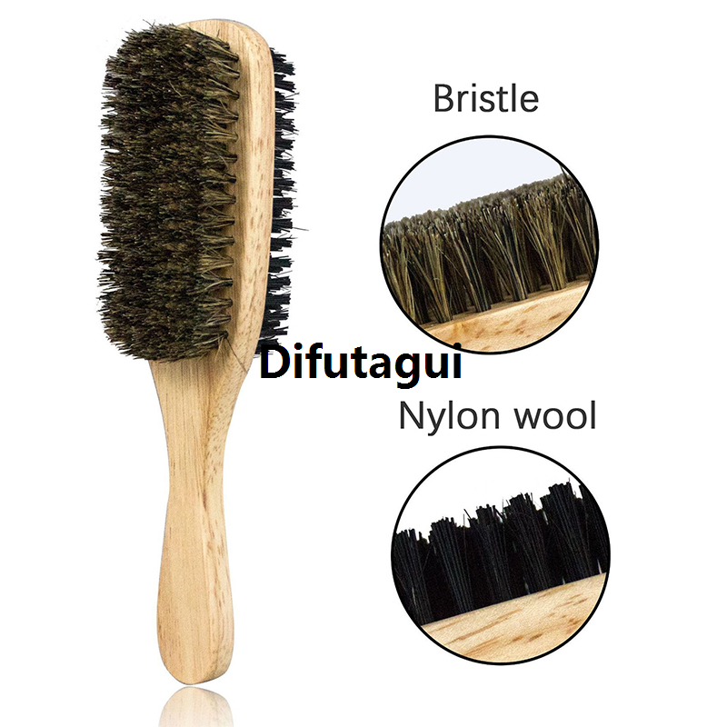 Difutagui Beard For Natural Portable Shaving Men's Bristle Wild Eco New style 1PC Brush Barber Beard Brush Facial Cleansing Tool