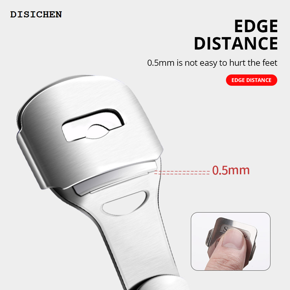 DISICHEN Special Pedicure Set Peeling And Exfoliating Calluses Foot Scrubbing Brush 10 in 1 Portable Stainless Steel Double-sided Foot Care Tools