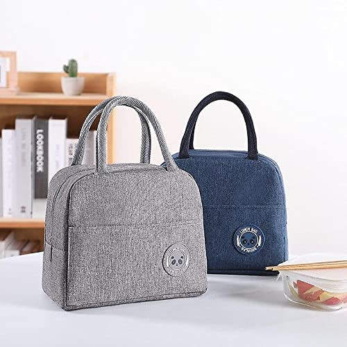 Premium Thermal Insulated Lunch Bag | Waterproof Portable Tiffin Carry Tote with Handle for Office, School, Travel & Picnic (Hot & Cold Food Storage)