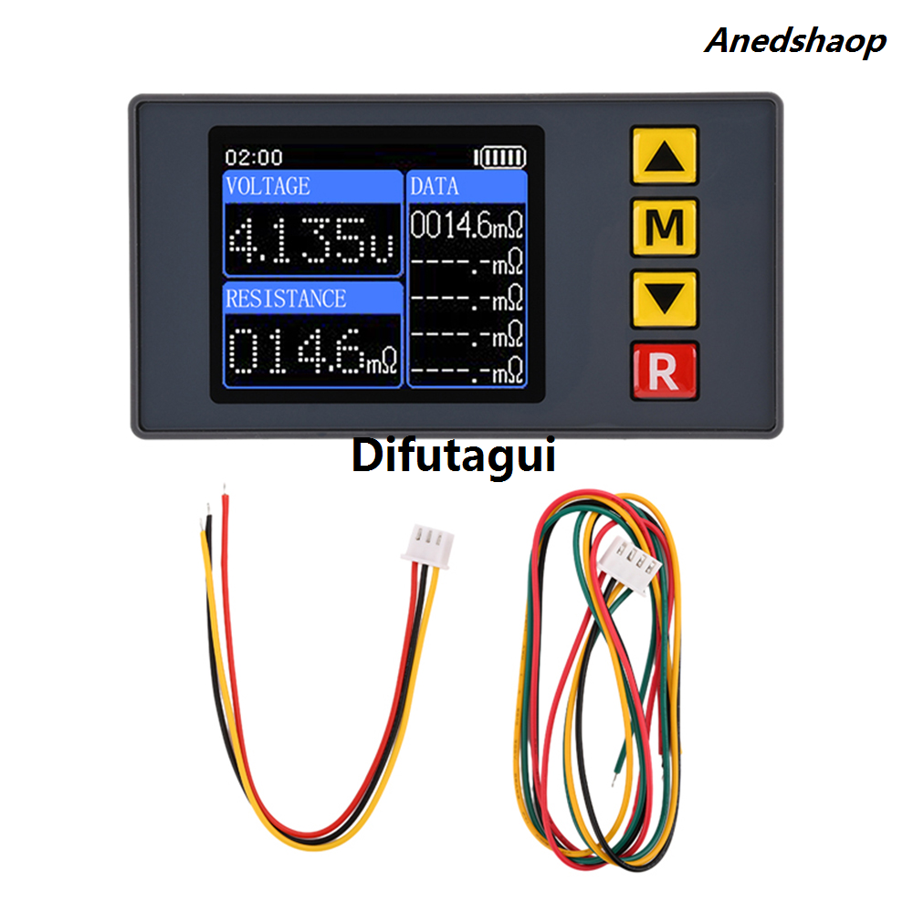 Difutagui Four-line TS457 DC5V High-precision Lithium Battery Internal Fifty percent 【2025 Version】 discount Resistance Meter Tester Quality Detector 18650 Dry Battery
