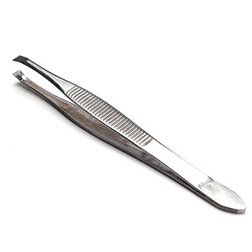 Stainless Steel Tweezer / Tweezers Hair / Eyebrow Plucker Slant Tip Puller