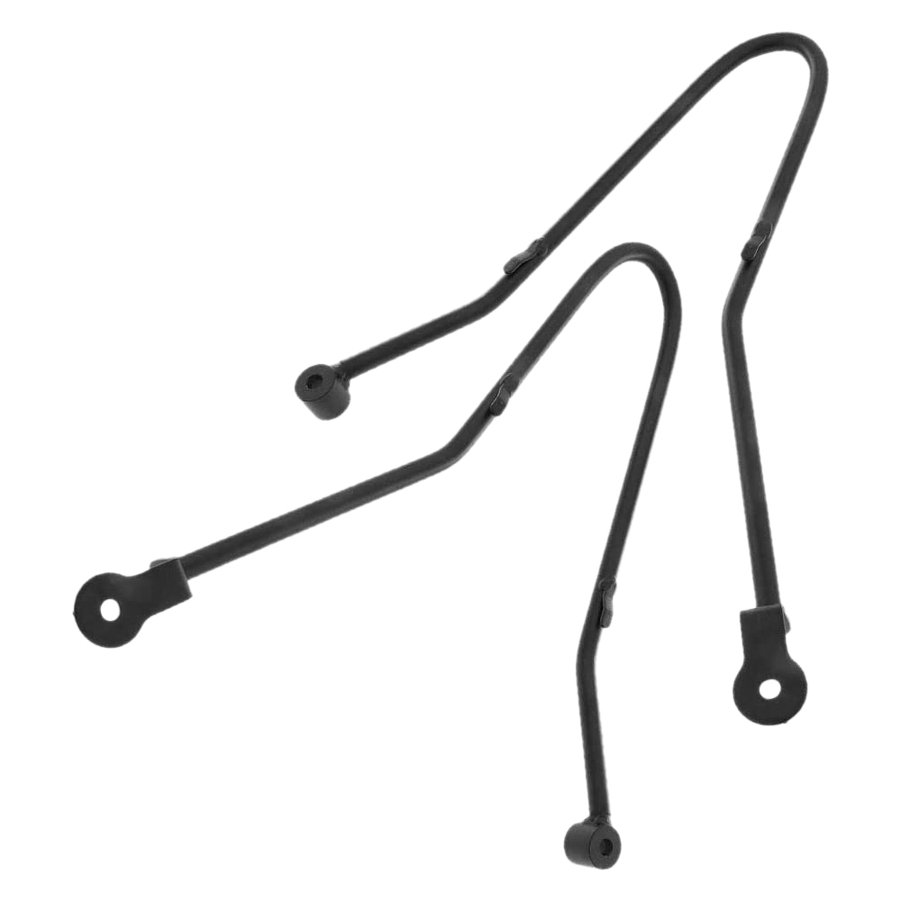 OYPFXMI 1 Pair Motorcycle Saddlebags Brackets Support Left and Right Side for Bonneville/SE T100 2001-2015 - Black