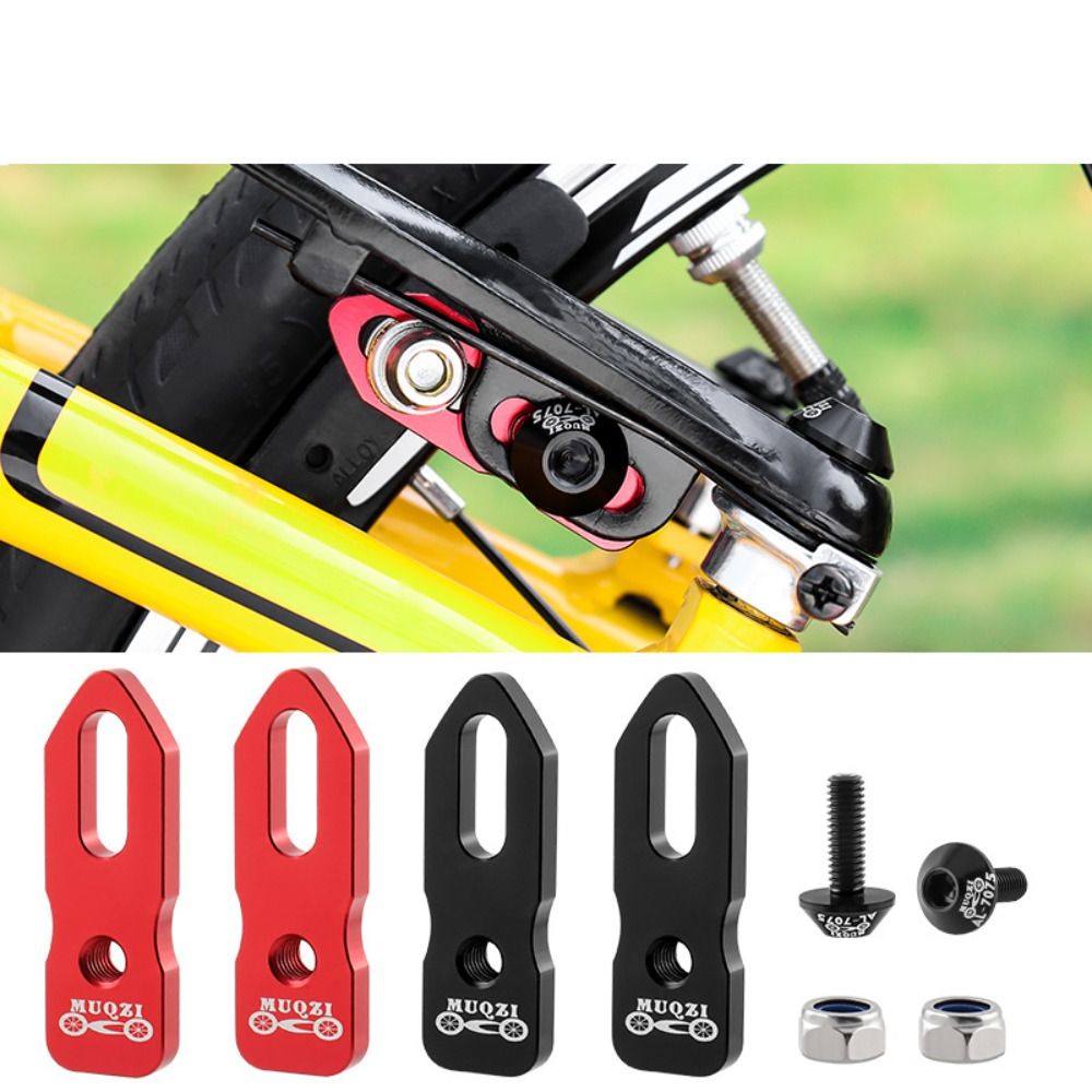 New Aluminum Alloy Bicycle Wheel Set V Brake Black Red Lightweight Brake Caliper Extension Extend Seat