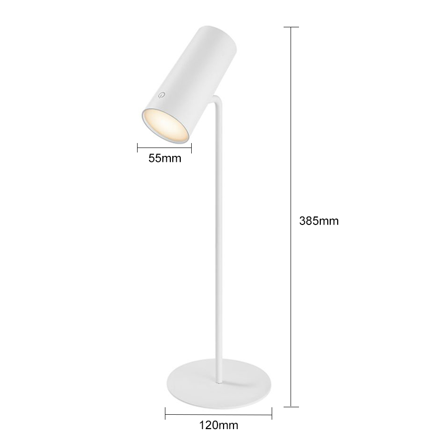 LED Table Lamp for Study Eye Protection USB Touch Dimming Reading Light Flashlight Bedroom Bedside Decor Photo Sunset Desk Lamps Bles Online DZ-27C-01