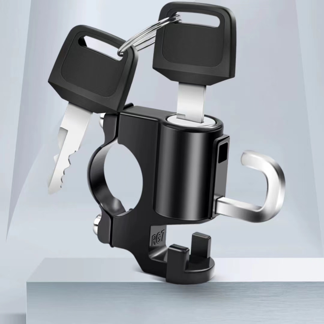 New Version Helmet Lock with Hanging Hook for Motorcycle Bike Scooter ATV Anti Theft and Waterproof Sturdy and Durable Bles Online DZ-32A-01