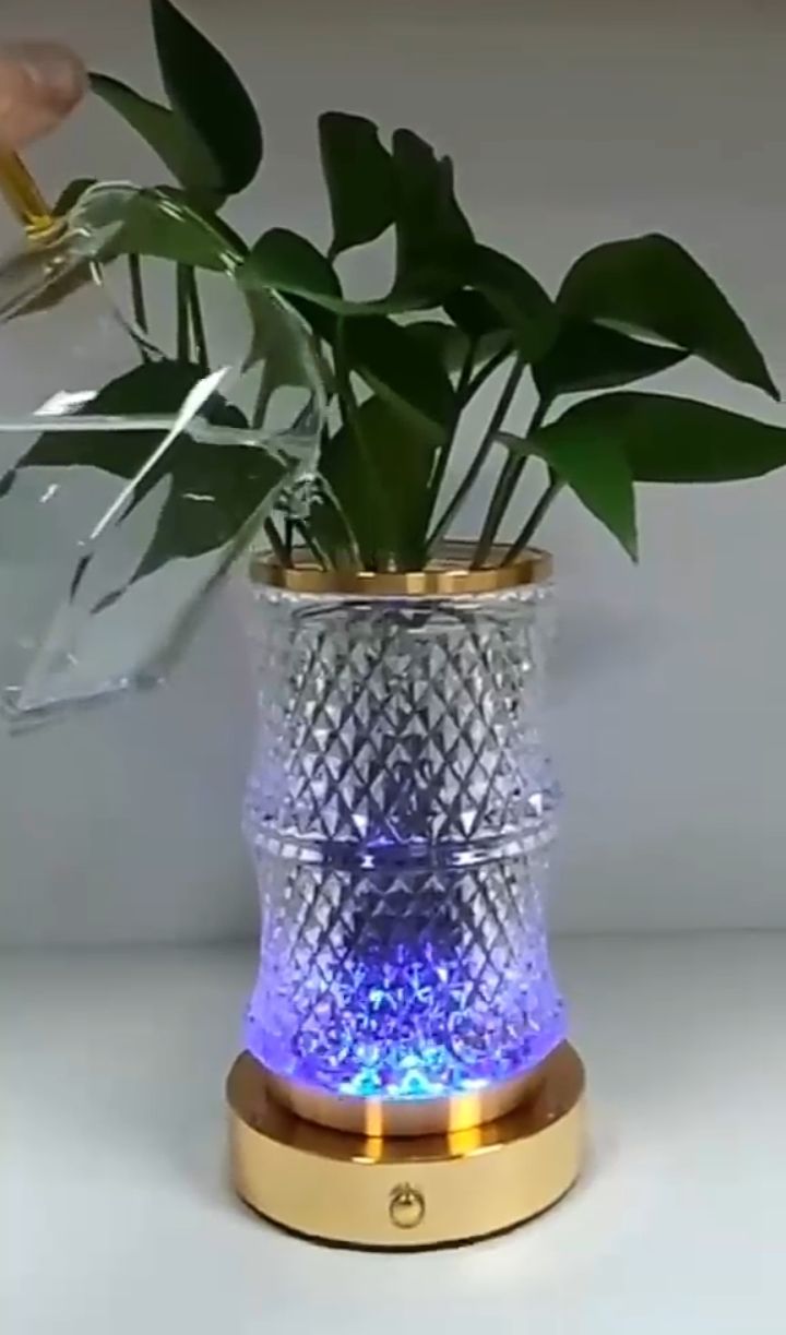 Deal Spot LT-167 Vase Table Lamp | Modern Decorative LED Night Lamp with Vase Design | Bedroom Living Room Desk Lamp | Elegant Home Décor Light