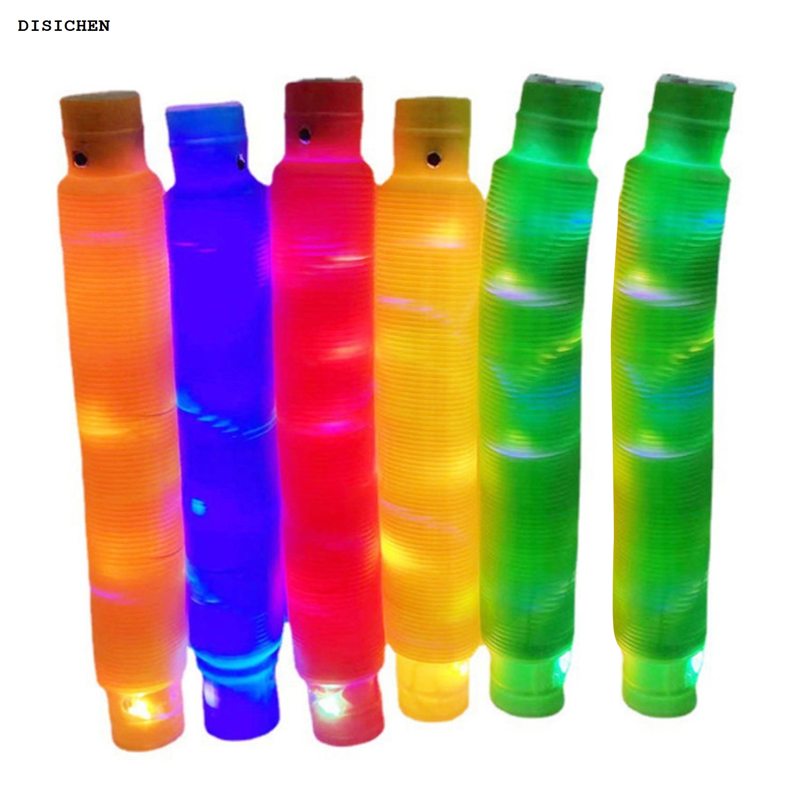 DISICHEN Special 【Fanco Toy store】（NEW）Childrenworld Decompress Light Pipe Creative Decompress Light Stress