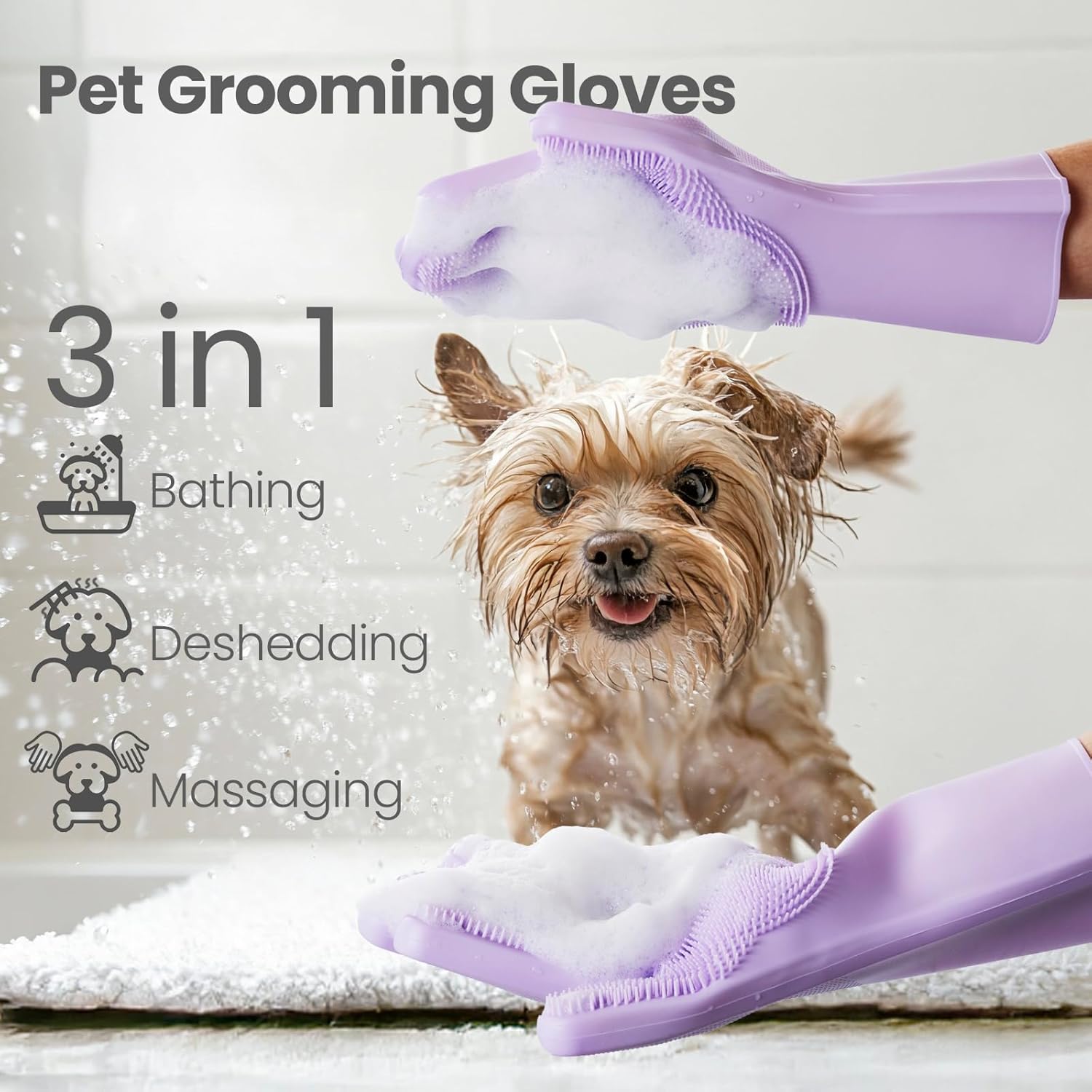 Multi-functional Silicone Kitchen Magic Gloves for Dish Washing1 Pair