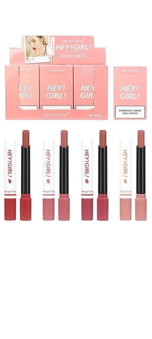 Miss Mart Hey girl lipstick Pack of 4 Lipsticks Matte Long Lasting touch colors Hey Girl Velvet Matte Lipsticks
