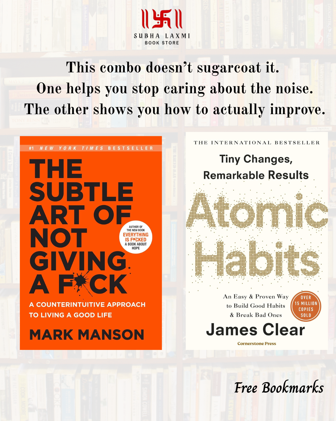 Book Combo (Atomic Habits+ The Subtle Art )