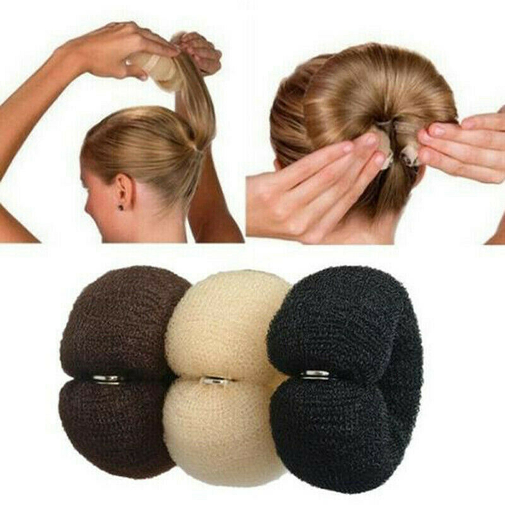 Beauty Hairstyle Cute Hair Curler Hair Styling Tools Hair Bun Donut