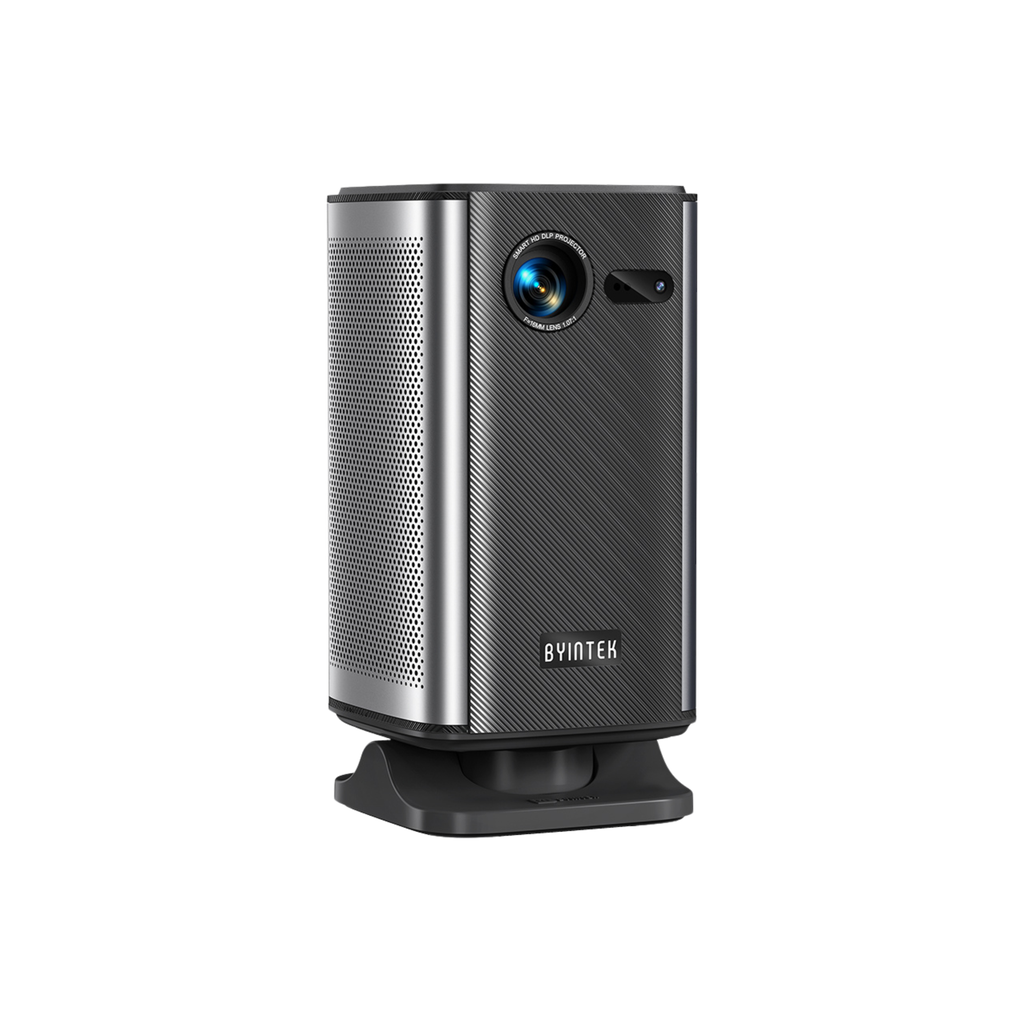 BYINTEK UFO P70X 2026 New Upgraded Outdoor Battery Projector 10000mAh Rechargeable Mini Portable 4K Projector With Adjustable