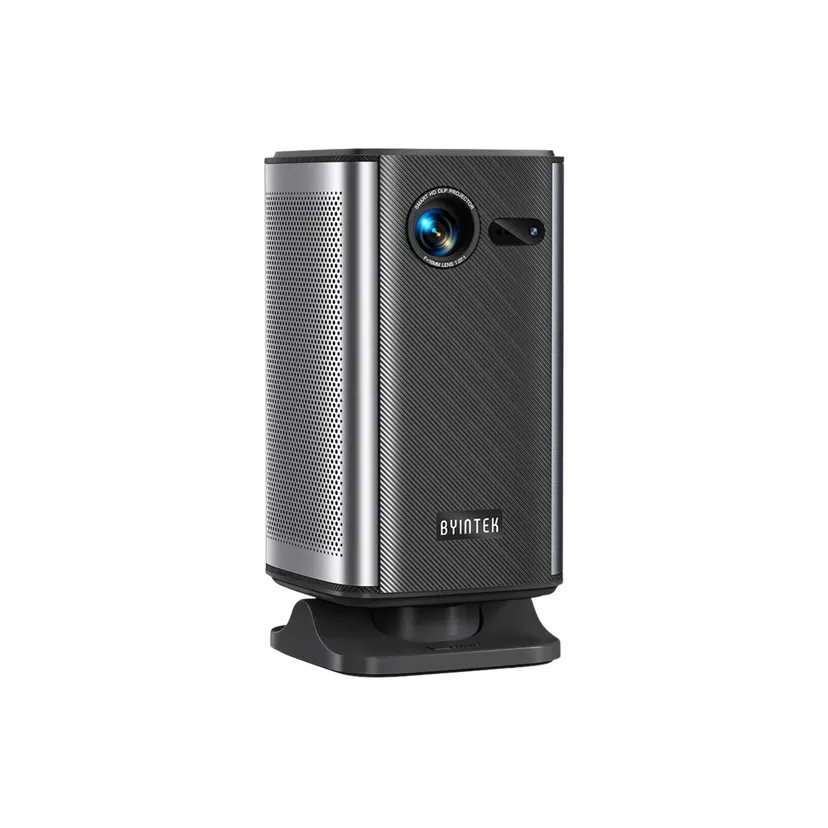 BYINTEK UFO P70X 2026 New Upgraded Outdoor Battery Projector 10000mAh Rechargeable Mini Portable 4K Projector With Adjustable