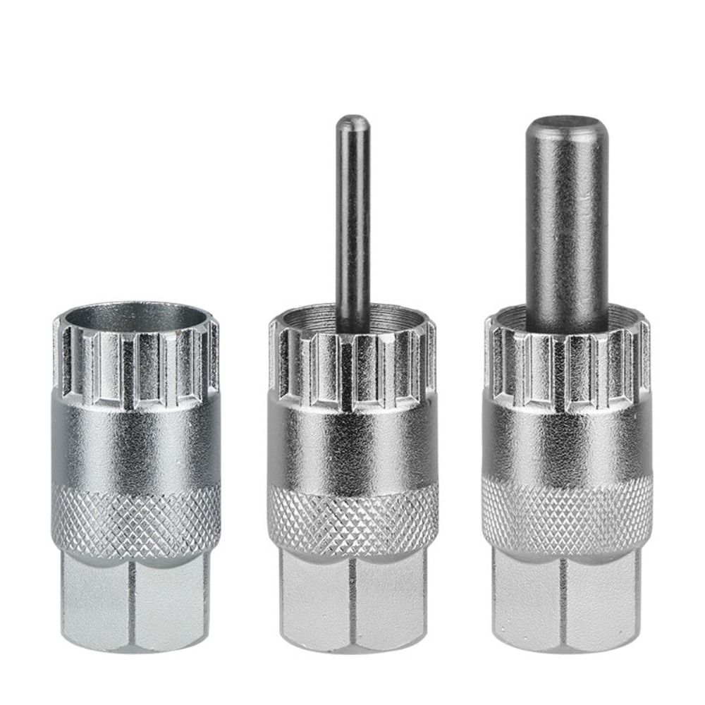 New High Carbon Steel Cassette Locking Ring 12T Silver Removal Install Tool Bicycle Repair Tools