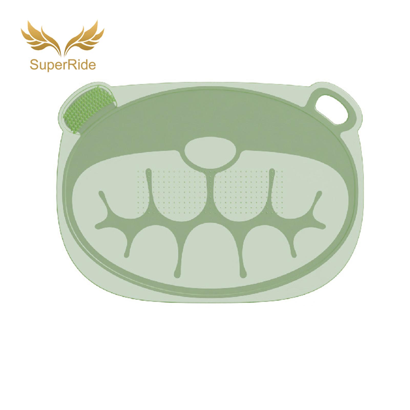 SuperRide Food-grade Tpu Cutting Board Flexible Tpu Bear-shaped Cutting Board Non-slip Easy to Clean Multipurpose Kitchen for Fruits for Homes