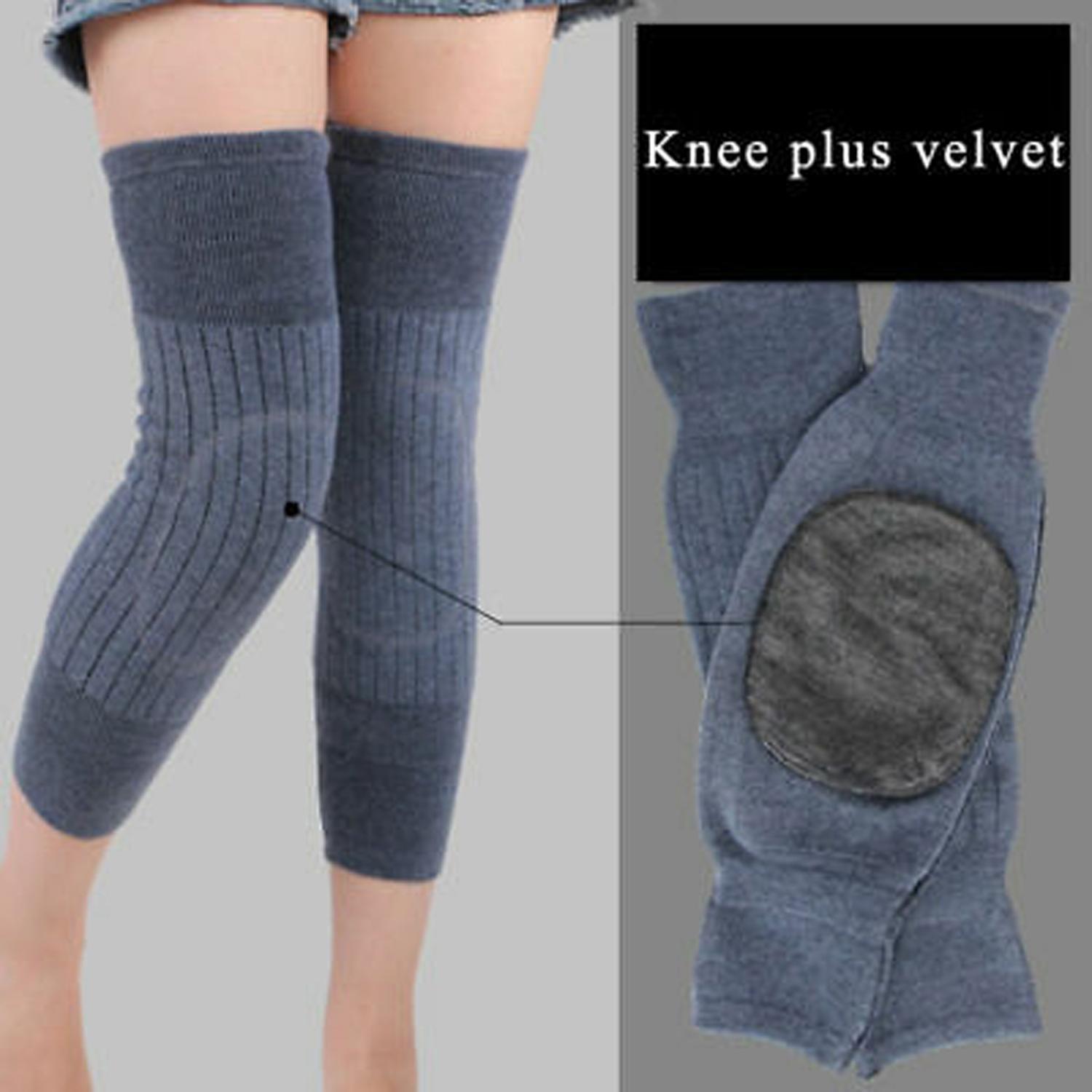 Unisex Knee Cover With Fur Inside Knee Warmer