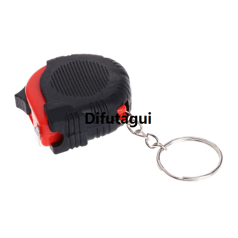 Difutagui Mini Tape Measure With for Key Chain Plastic Hot Selling Portable 1m Retractable Ruler for cm/Inch
