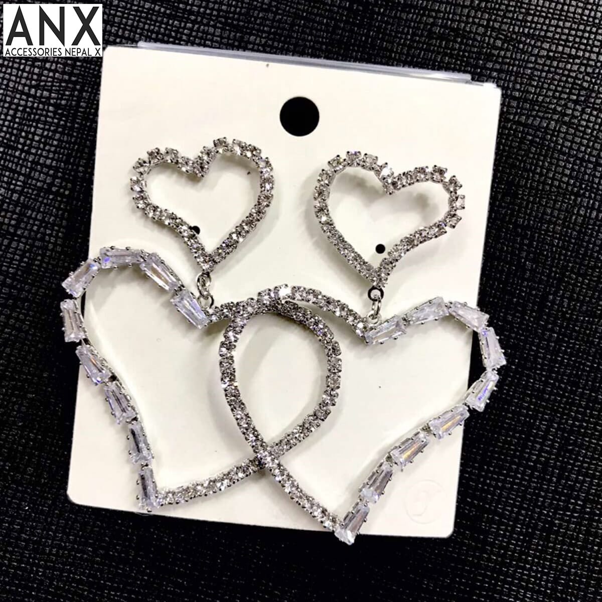 ANX Trendy Shinny Stainless Stud Earring