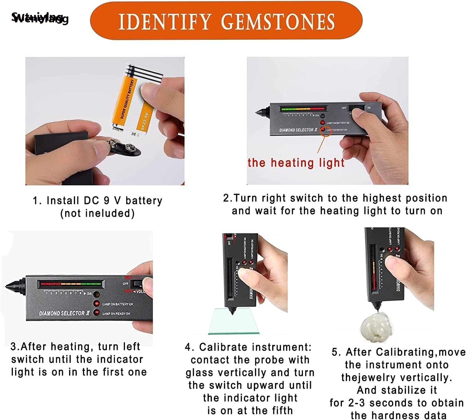 Wenefang Sutuiying ANENG SZ02 Digital Multimeter Smart AC/DCVoltage Capacitance Meter Hot Selling Luxury 6000 Counts Auto Electrical Temp Resistance Transistor Test