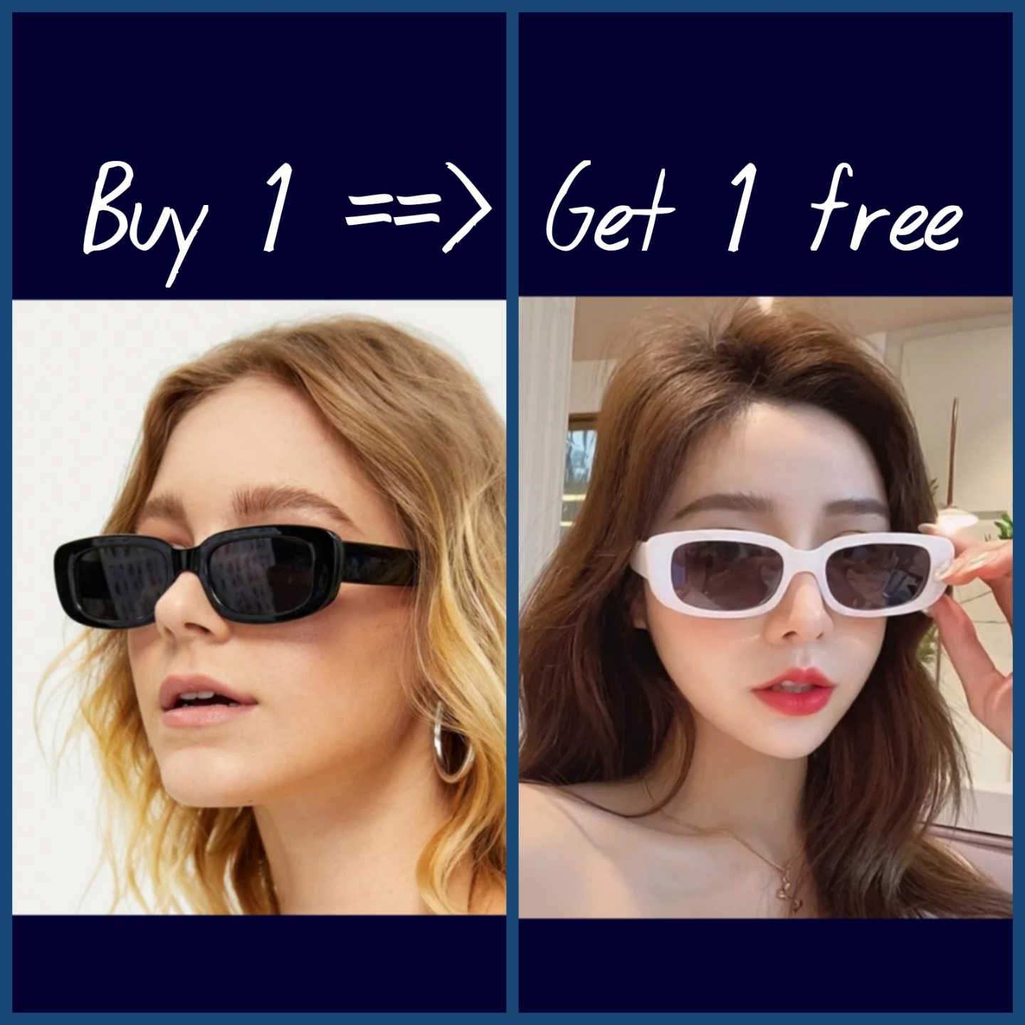 Buy 1 Get 1 Sunglasses For Women