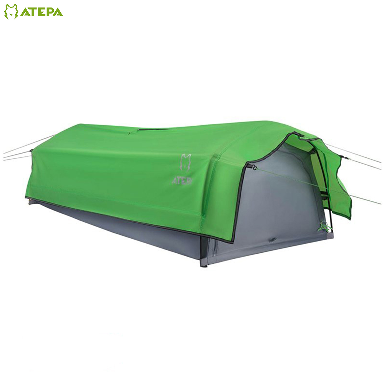 Atepa 1 Person 3 in1 Ultra light Portable Durable Multipurpose Waterproof Bivy Expedition Poncho Mesh Tunnel Tent