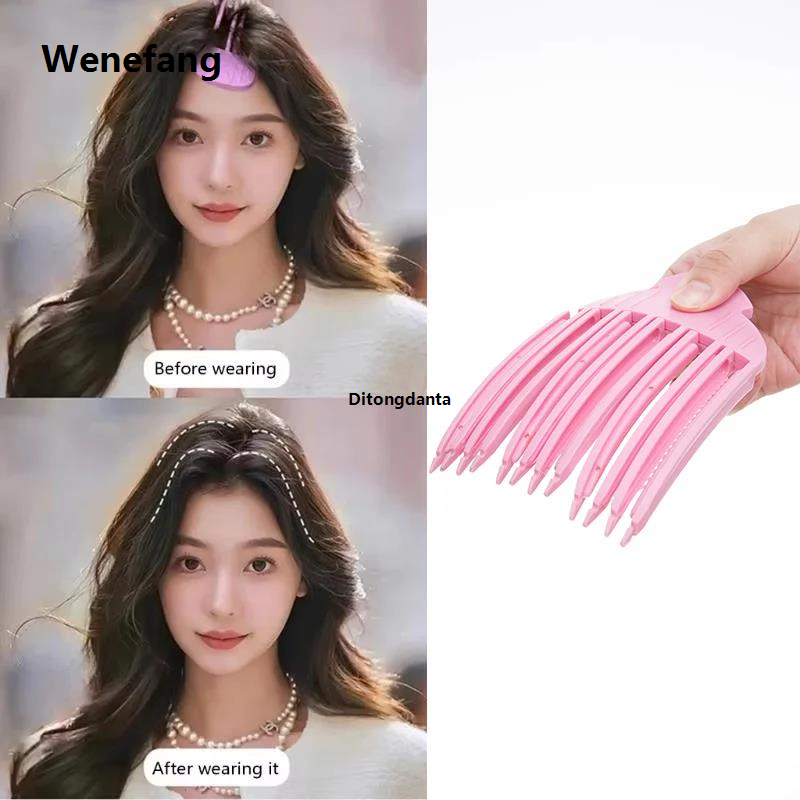 Wenefang Fluffy styling hair curler hair clip fluffy hair care heat-free new 2pcs/1pcs natural heat-free styling DIY tool