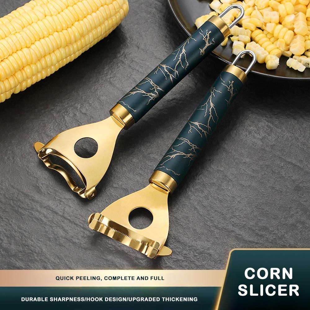 Durable 304 Stainless Steel Corn Planer Household Food Grade Material Handheld Corn Thresher Manual Kitchen Tool