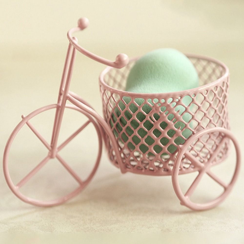 Durable Cute Stable Home Decor Small Container Tricycle Design Place Flowers Bare Car Exquisite craftsmanship Jewelry Stand Desktop Ornaments Candy Rack Tricycle Model