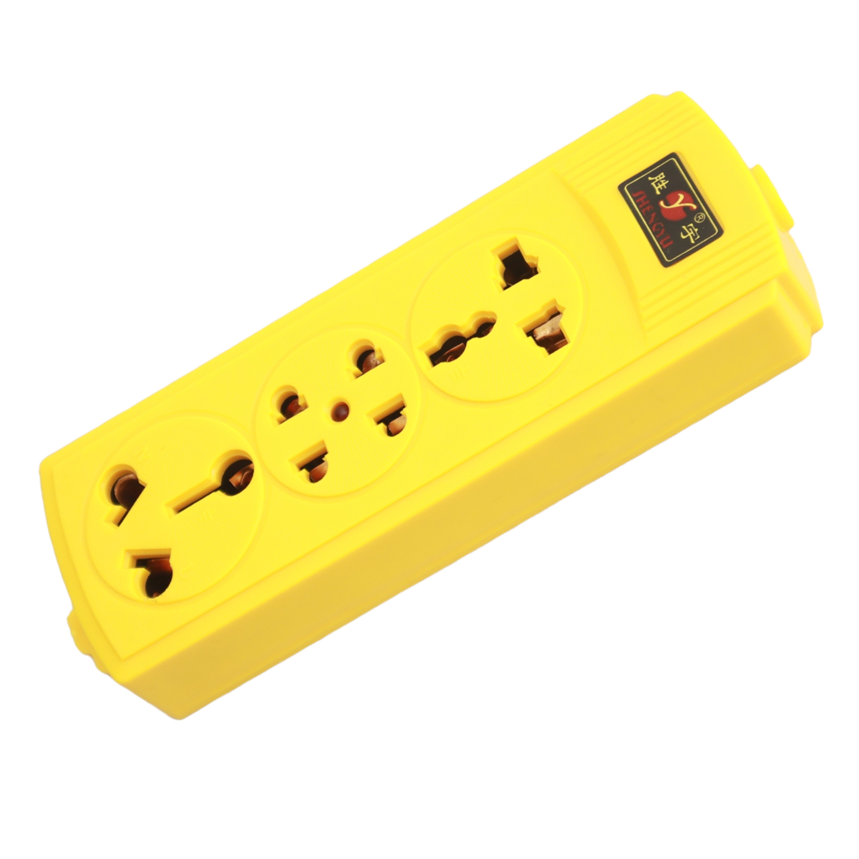 SHENGYU Heavy Duty Self-Assemble 16A (max) 5000W 4 Port Power Socket Multiplug (No Wire) for High Power Appliances