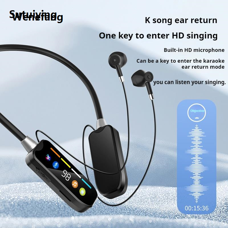 Wenefang Sutuiying LED Long battery Life Wireless Bluetooth Magnetic Headphones HiFi 【2025 High Quality Version】 Sound Neckband Earphones Sports Gamer Headsets Noise Reduction