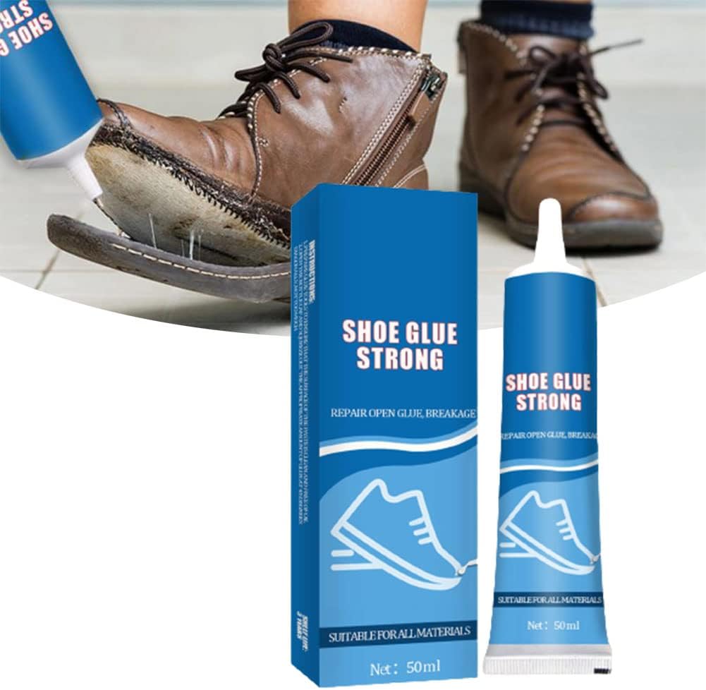 Strong Shoe Glue Waterproof (60 ml)Shoe Repair Glue, Versatile Adhesive for Shoes, Bags, Belts, and Other Leather Goods
