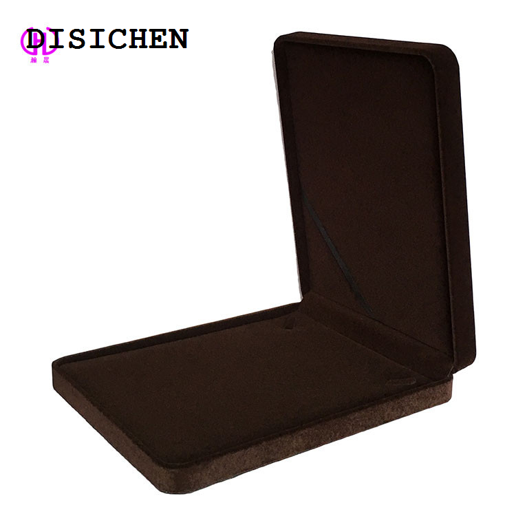 DISICHEN Luxury Jewellery storage New flannel jewelry packaging box, long pearl necklace box, yellow pig brand gift packaging box