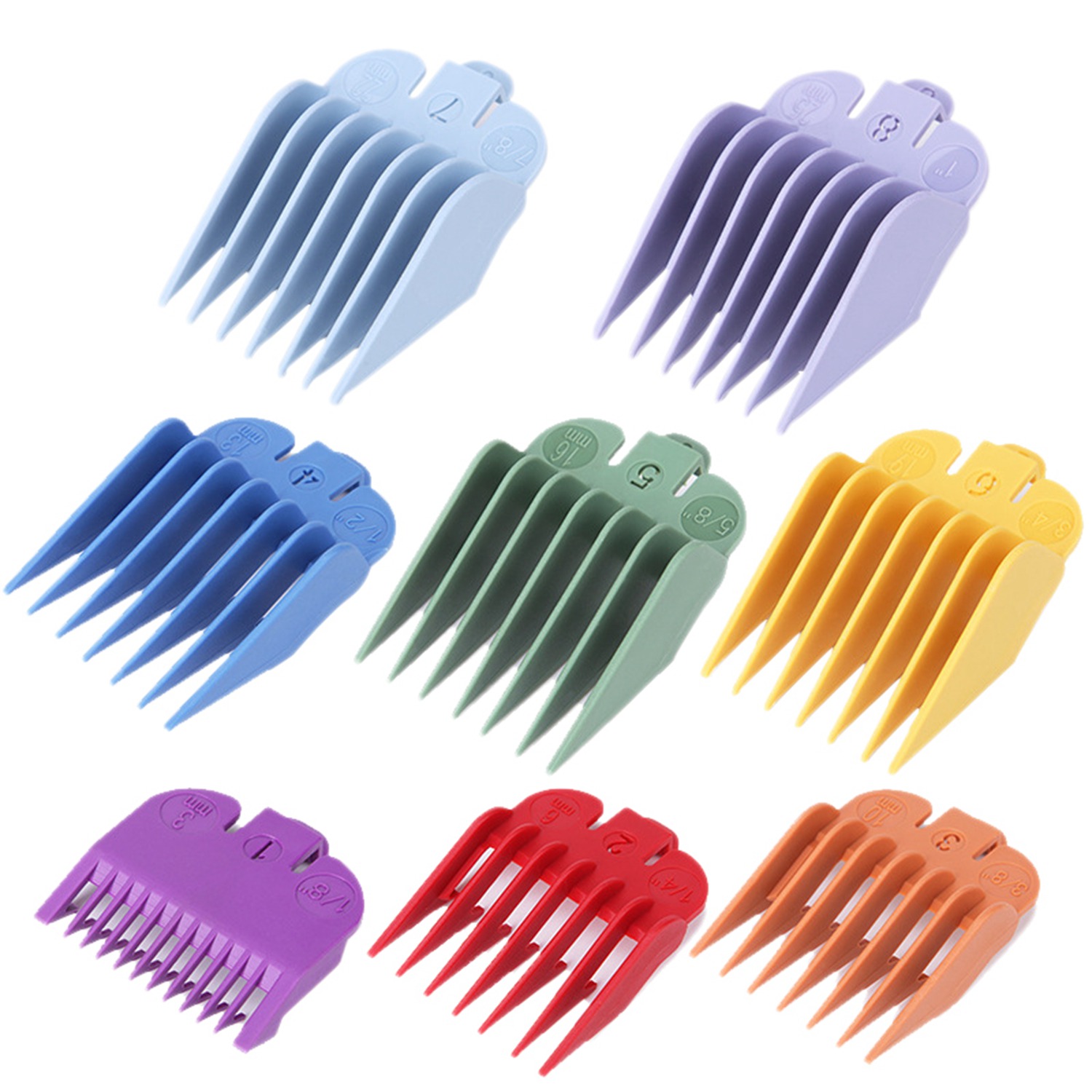 OUMERY Universal Hair Clipper Limit Comb Guide Attachment Size Barber Replacement