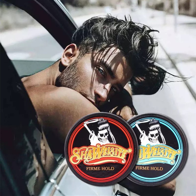 Cross-border direct supply Skull Powerful Styling Vintage Hair Oil Hair Wax Long-lasting styling clay Amazon