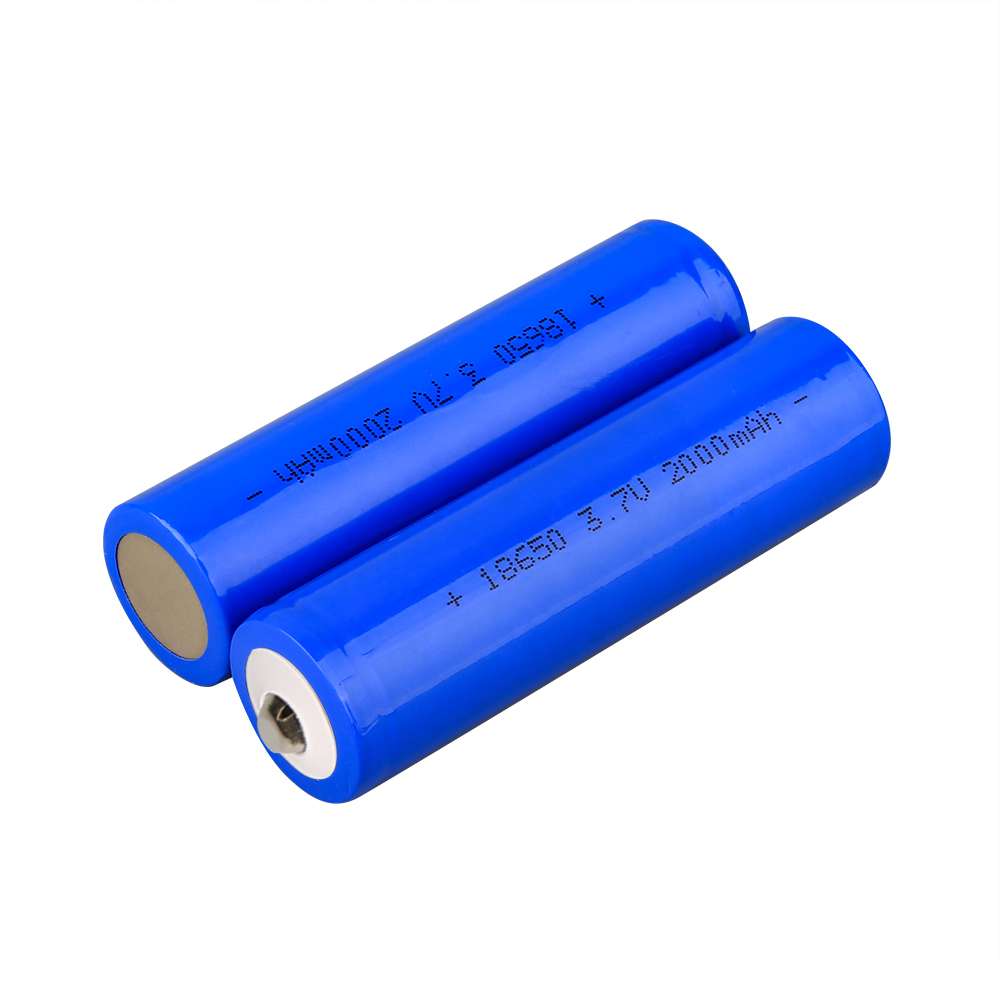 3.7V 2000mAh Battery Pointed Top18650 Lithium Rechargeable Power Batteries For Toy, Flashlight, Calculator Radio,Powerbank