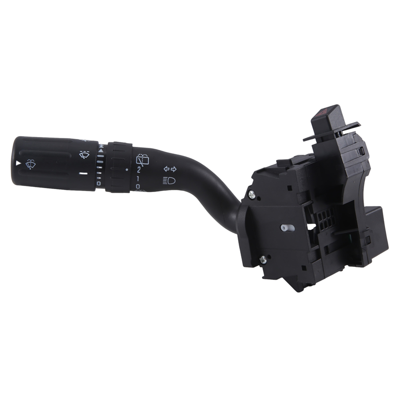 1 PCS 6L2Z-13K359-AA Windshield Wiper Switch Hazard Warning Switch Steering Turn Signal Switch Black Plastic for Explorer Mountaineer